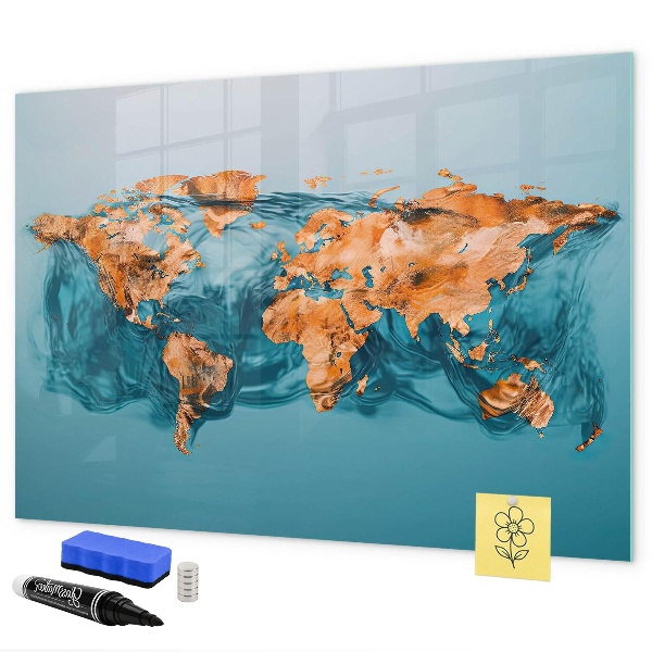 Magnettafel zum schreiben Eine interaktive Welt mit persönlichen Fotos