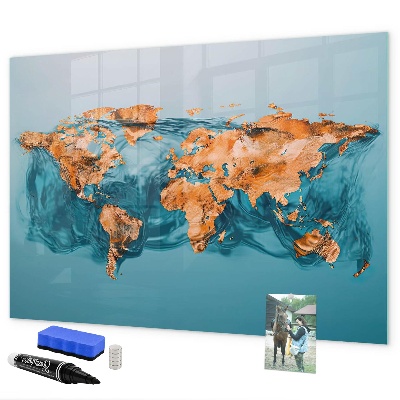 Magnettafel zum schreiben Eine interaktive Welt mit persönlichen Fotos