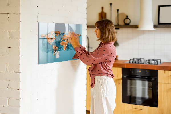 Magnettafel zum schreiben Eine interaktive Welt mit persönlichen Fotos