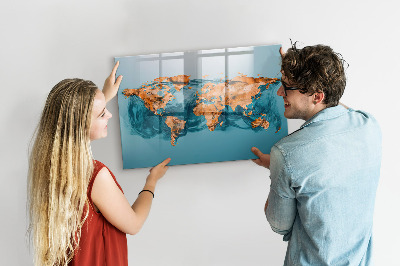 Magnettafel zum schreiben Eine interaktive Welt mit persönlichen Fotos