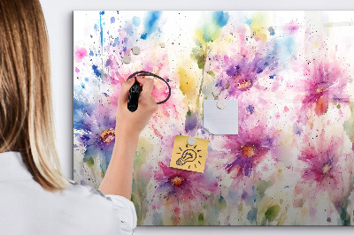 Magnettafel zum schreiben Eine farbenfrohe Tafel für Fotos und Notizen