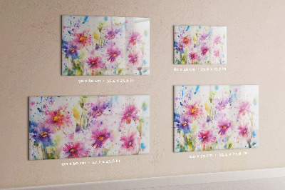Magnettafel zum schreiben Eine farbenfrohe Tafel für Fotos und Notizen