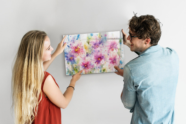 Magnettafel zum schreiben Eine farbenfrohe Tafel für Fotos und Notizen