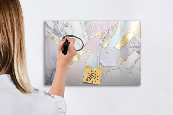 Magnettafel zum schreiben Moderne Tafel für Notizen und Fotos