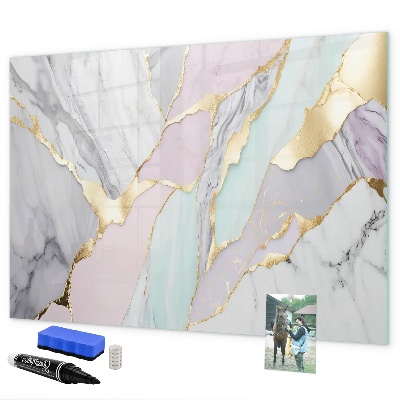 Magnettafel zum schreiben Moderne Tafel für Notizen und Fotos