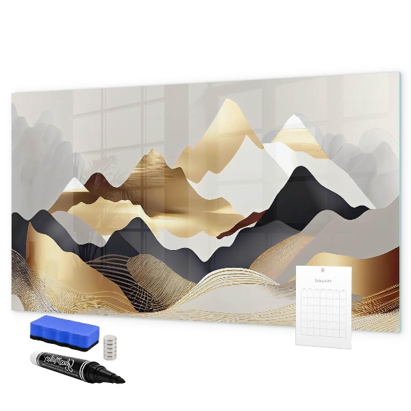 Schreib magnettafel Moderne Pinnwand für Fotos und Notizen