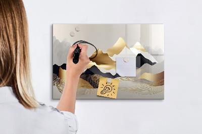 Schreib magnettafel Moderne Pinnwand für Fotos und Notizen