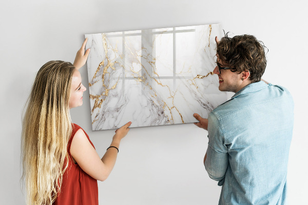 Magnettafel zum schreiben Stilvolle Pinnwand für Fotos und Notizen