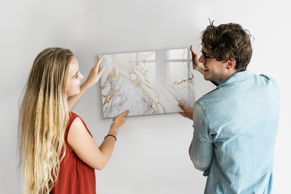 Magnettafel zum schreiben Stilvolle Pinnwand für Fotos und Notizen