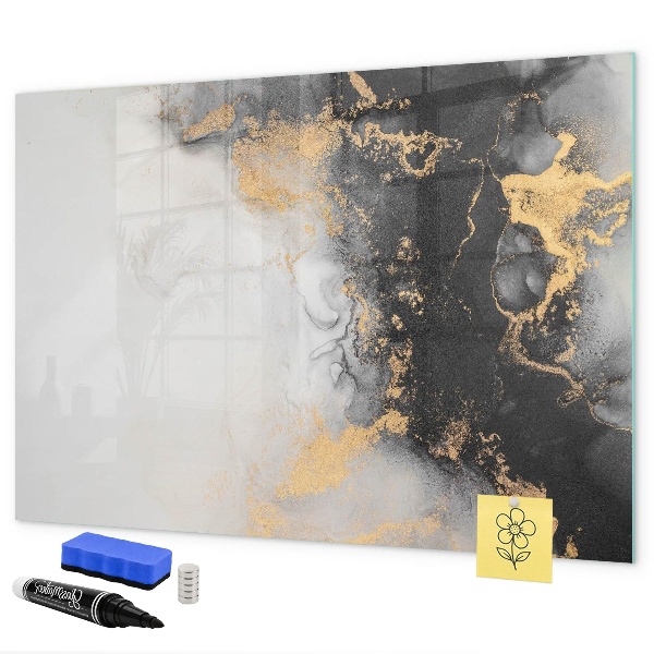 Schreib magnettafel Eine stylische Tafel für Notizen und Fotos