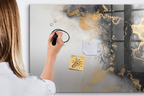 Schreib magnettafel Eine stylische Tafel für Notizen und Fotos