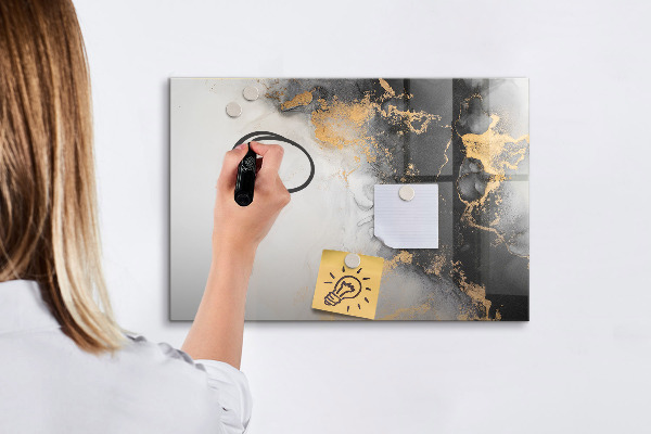 Schreib magnettafel Eine stylische Tafel für Notizen und Fotos