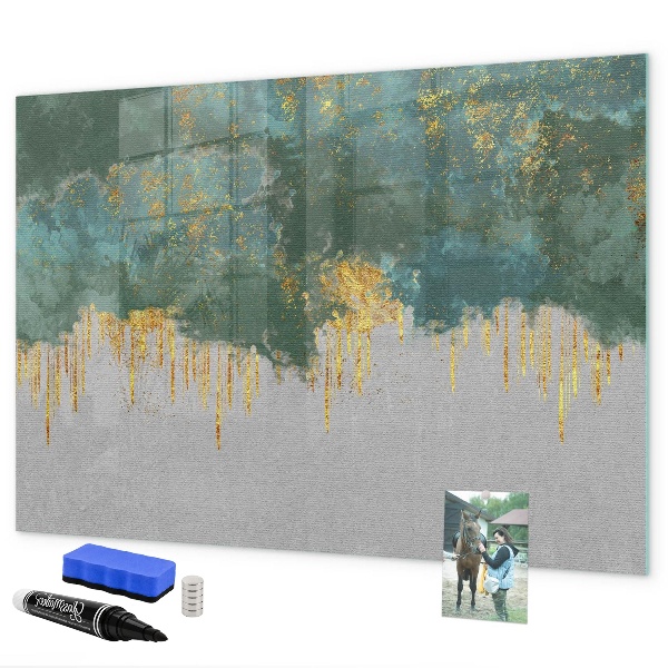 Magnettafel zum schreiben Kreative Fotopräsentationswand