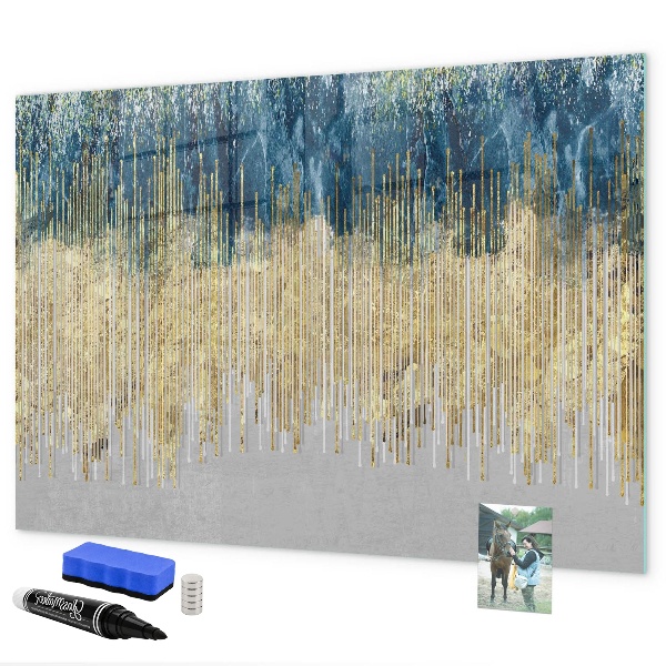 Schreib magnettafel Farbige Tafel zur Präsentation von Fotos