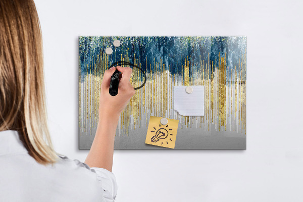 Schreib magnettafel Farbige Tafel zur Präsentation von Fotos