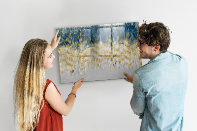 Schreib magnettafel Farbige Tafel zur Präsentation von Fotos