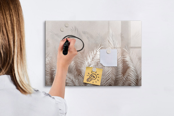 Schreib magnettafel Stilvolle Pinnwand für Fotos und Notizen