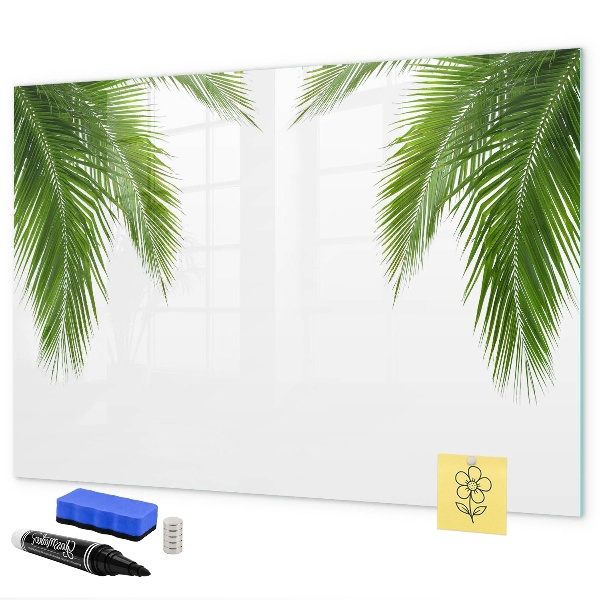 Magnettafel zum schreiben Fotowand mit Palmenmotiv