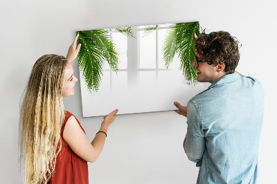Magnettafel zum schreiben Fotowand mit Palmenmotiv