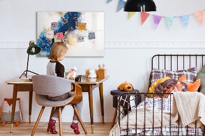 Magnettafel zum schreiben Moderne Pinnwand für Fotos und Notizen