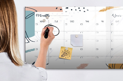 Schreib magnettafel Fotoplaner mit Stift und Radierer
