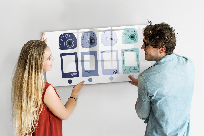 Magnettafel zum schreiben Ein kreativer Ort für Erinnerungen und Fotos