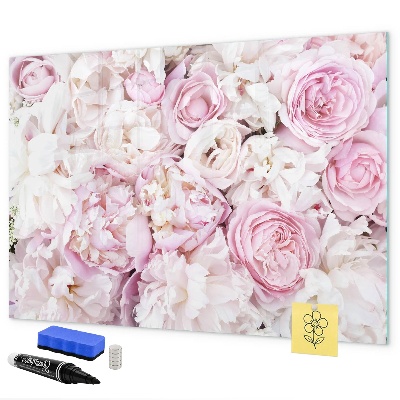 Schreib magnettafel Blumentafel für Notizen und Fotos