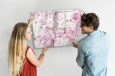 Schreib magnettafel Blumentafel für Notizen und Fotos