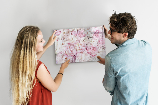 Schreib magnettafel Blumentafel für Notizen und Fotos