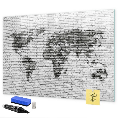 Schreib magnettafel Interaktive Karte zur Anzeige von Fotos