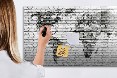 Schreib magnettafel Interaktive Karte zur Anzeige von Fotos