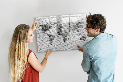 Schreib magnettafel Interaktive Karte zur Anzeige von Fotos