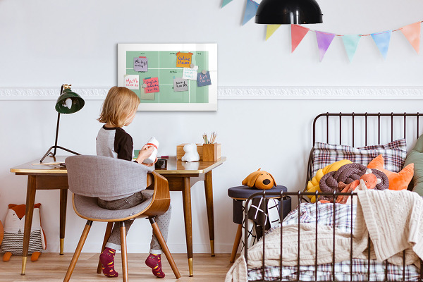 Magnettafel zum schreiben Organizer mit Notizen und Fotos