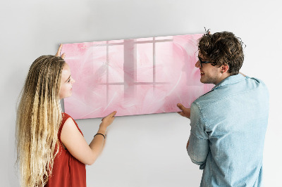 Schreib magnettafel Rosa Tafel für Notizen und Fotos