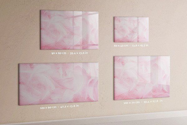 Schreib magnettafel Rosa Tafel für Notizen und Fotos