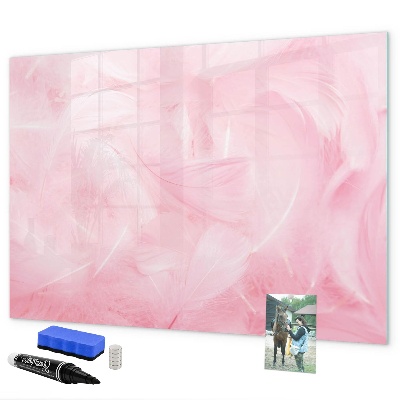 Schreib magnettafel Rosa Tafel für Notizen und Fotos