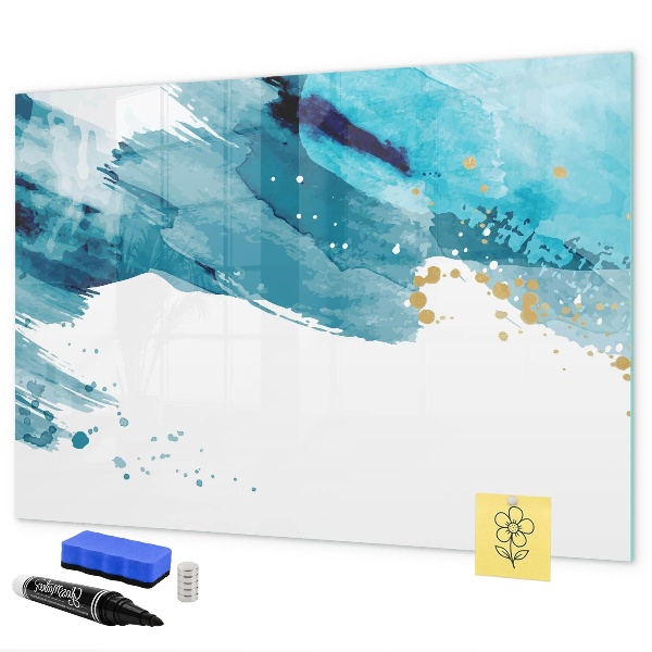 Magnettafel zum schreiben Ein farbenfrohes Poster zur Präsentation von Fotos