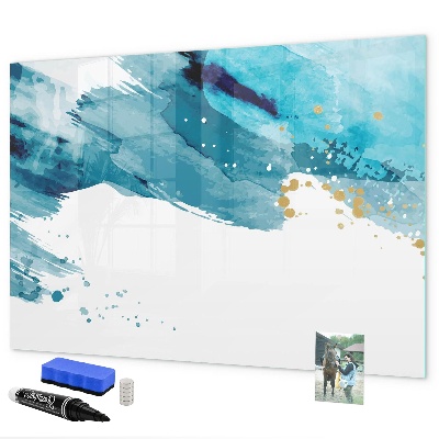 Magnettafel zum schreiben Ein farbenfrohes Poster zur Präsentation von Fotos