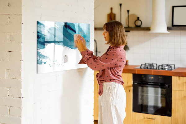 Magnettafel zum schreiben Ein farbenfrohes Poster zur Präsentation von Fotos