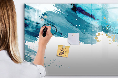 Magnettafel zum schreiben Ein farbenfrohes Poster zur Präsentation von Fotos