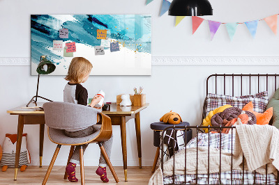 Magnettafel zum schreiben Ein farbenfrohes Poster zur Präsentation von Fotos