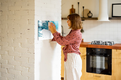 Magnettafel zum schreiben Ein farbenfrohes Poster zur Präsentation von Fotos