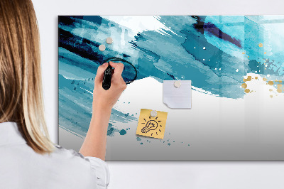 Magnettafel zum schreiben Ein farbenfrohes Poster zur Präsentation von Fotos