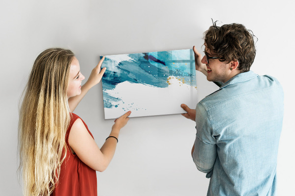 Magnettafel zum schreiben Ein farbenfrohes Poster zur Präsentation von Fotos