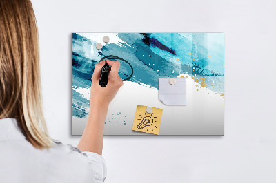 Magnettafel zum schreiben Ein farbenfrohes Poster zur Präsentation von Fotos