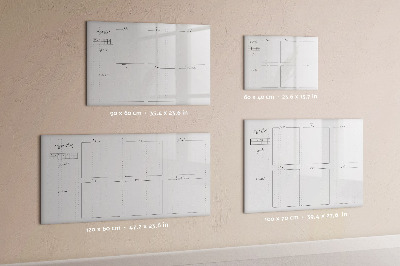 Schreib magnettafel Monatsplaner mit Platz für Fotos