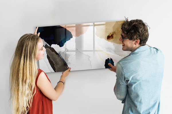 Schreib magnettafel Ein kreativer Raum zur Präsentation von Fotos