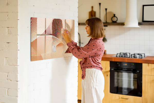 Magnettafel zum schreiben Moderne Fotodisplaytafel