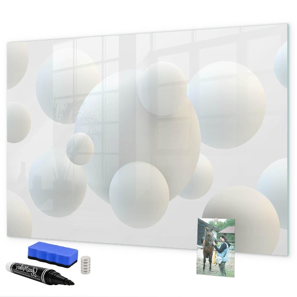 Magnettafel zum schreiben Platz für Erinnerungen und Notizen