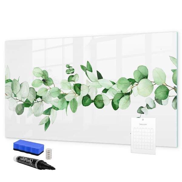 Magnettafel zum schreiben Grüne Tafel für Fotos und Notizen